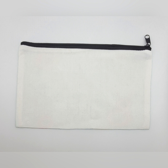 Floral Print Cosmetic Storage Canvas Like Bag - Picture 3 of 7